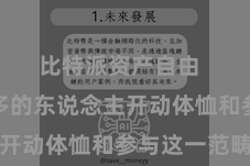比特派资产自由 越来越多的东说念主开动体恤和参与这一范畴